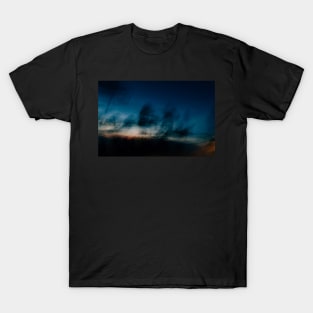 Blurred Trees at Dusk T-Shirt